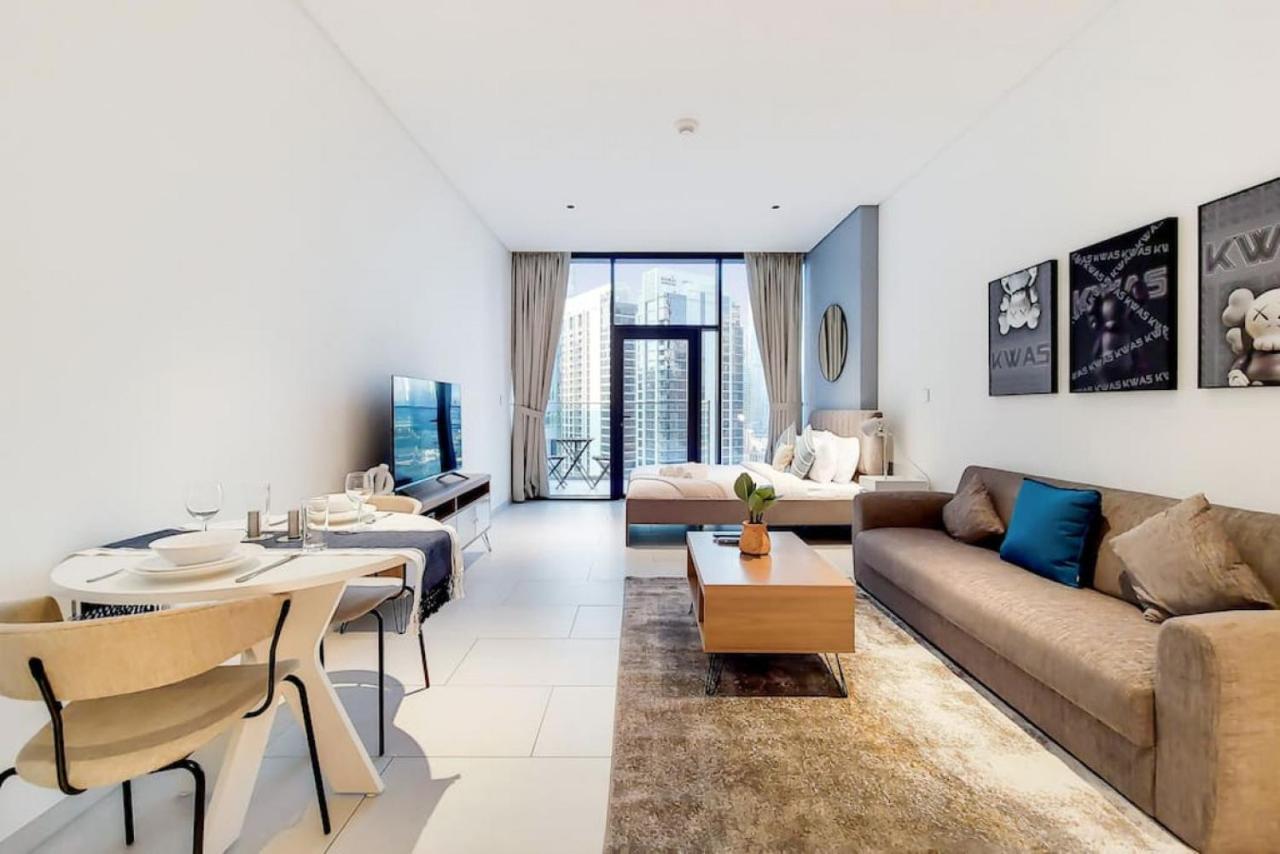 Marquise Square Tower, Business Bay - Bright Studio Дубай Екстериор снимка