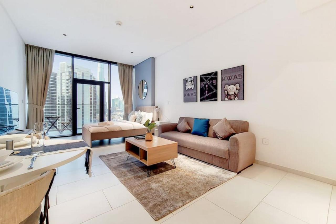 Marquise Square Tower, Business Bay - Bright Studio Дубай Екстериор снимка